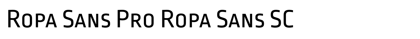 Ropa Sans Pro Ropa Sans SC